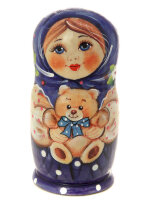 Матрешка "Машенька с мишкой", арт. 5991