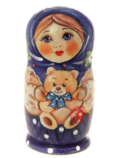 Матрешка "Машенька с мишкой", арт. 5991